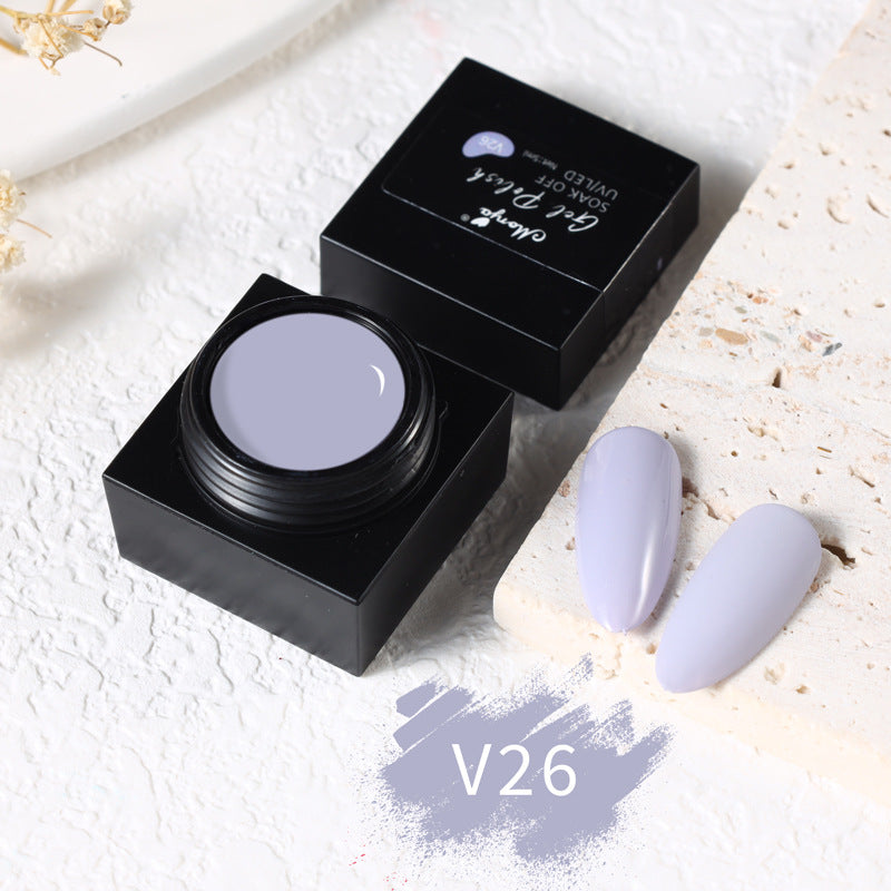 Monya Tulip Cream UV Polish Painted Light