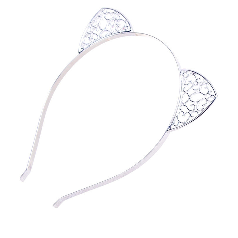 Shiny cat ear headband