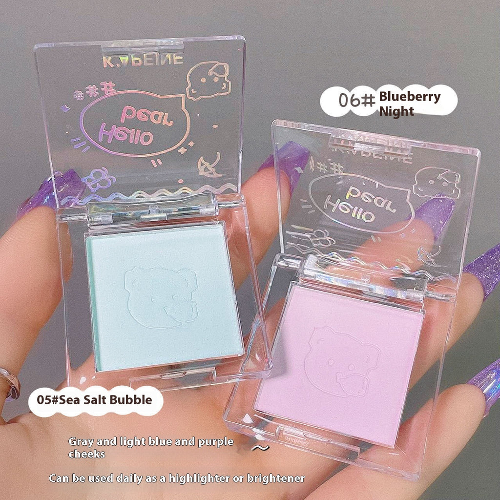 K'apeine Monochrome Blush Chin Blue Chin Purple Matte Natural Repair