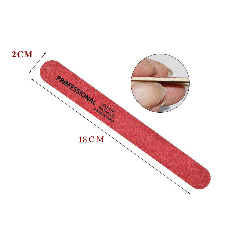 Wood Chip File Veneer Nail Rubbing Double-sided Shaping Sanding Strip