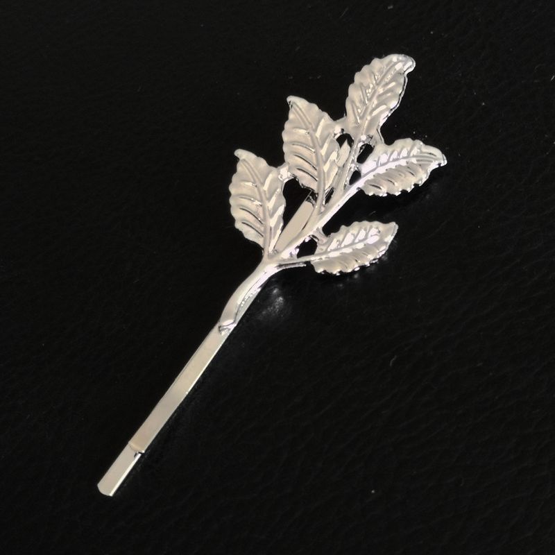 Fashionable simple olive branch leaves hairpin