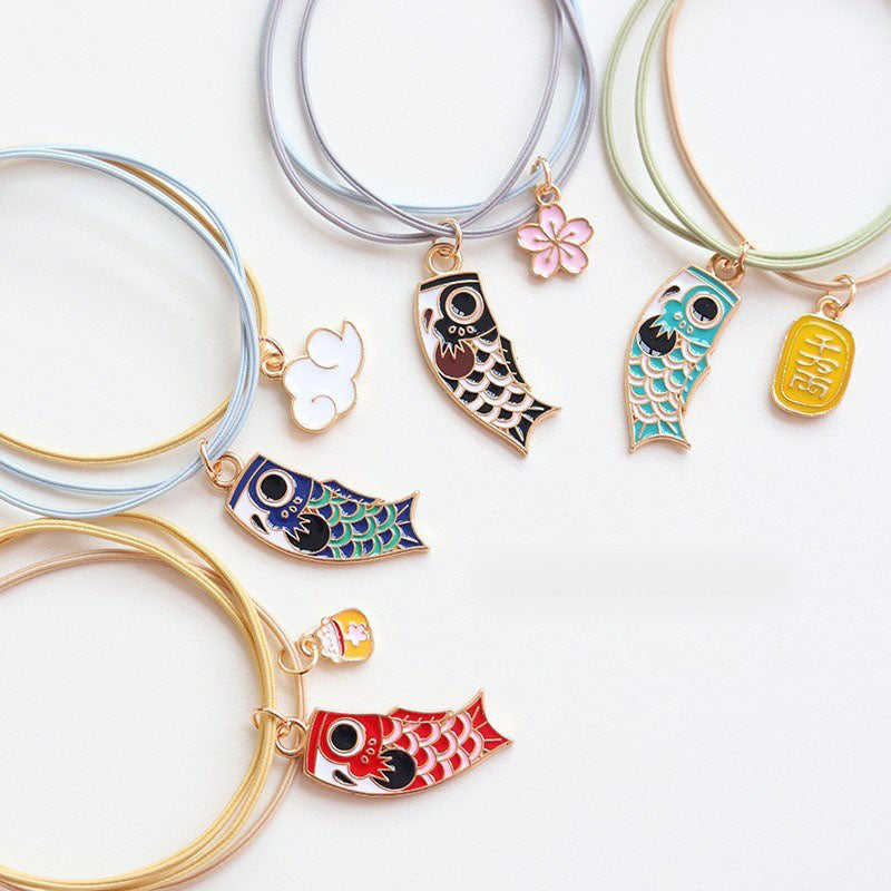 Fashionable And Simple Ladies Koi Hair Rope