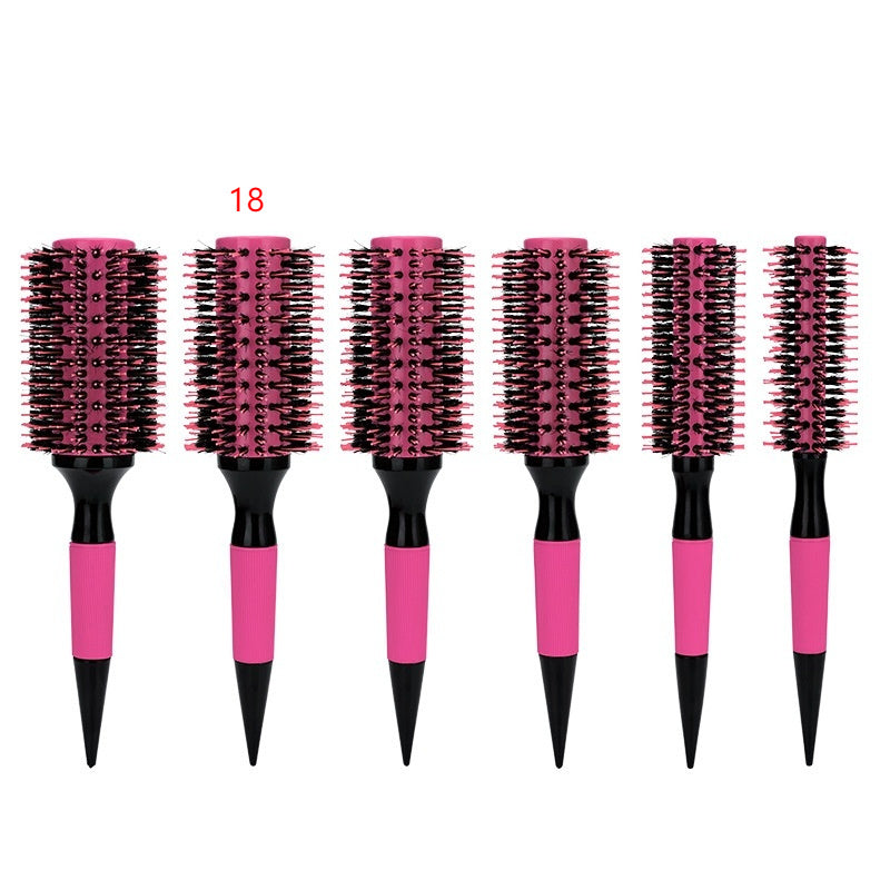 Brazilian Comb Pointed Tail Bristle Inner Buckle Pear Flower Hot Ceramic Aluminum Tube Hair Comb Anti-static Shunfa Styling Comb