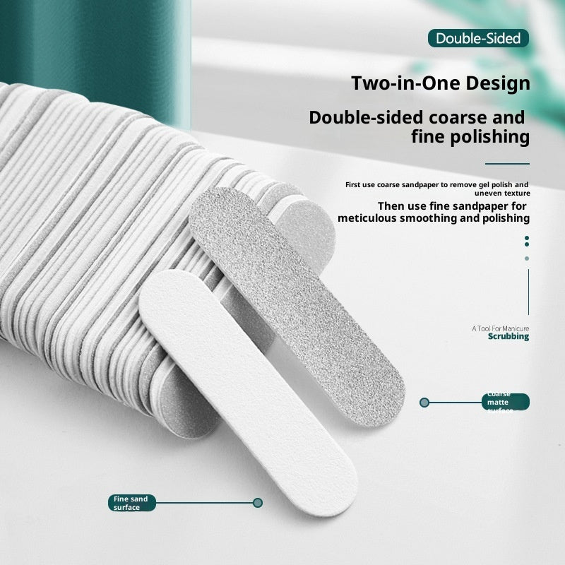 Double-sided Polishing Small Sand Bar Nail File Tools