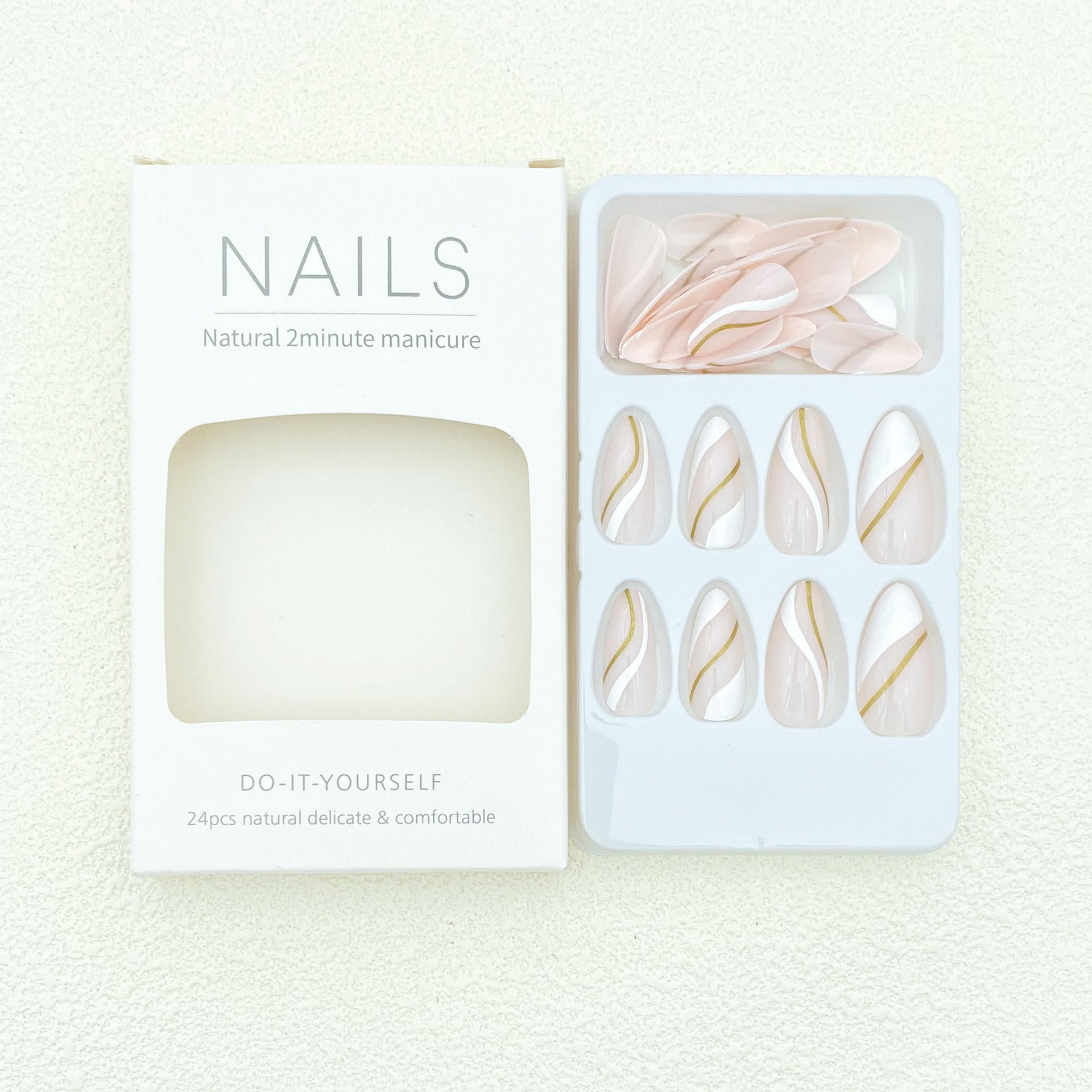 Golden Lines Wearable Nail Stickers