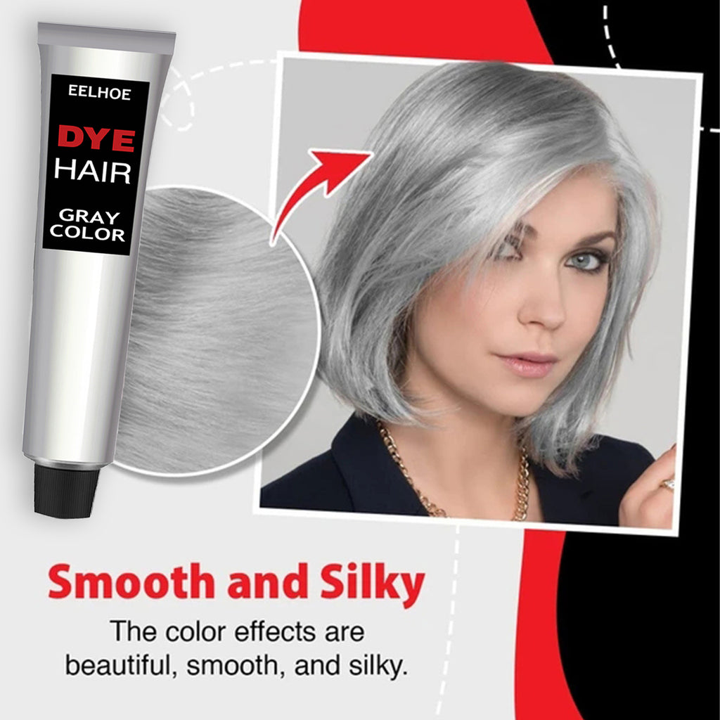 Eelhoe Easy To Color Hair Care Long-lasting Mild Hair Gray Hair Hairdressing Agent