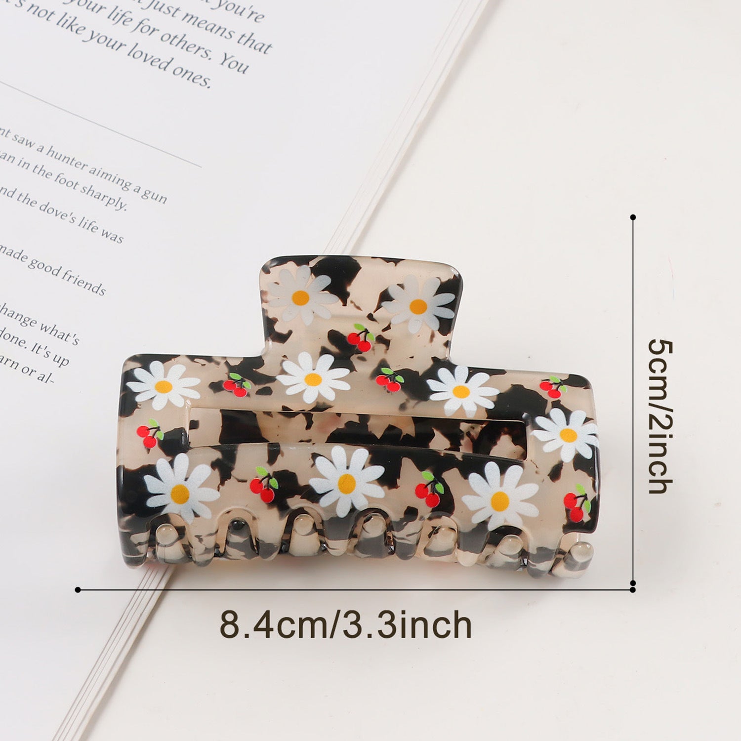 Rainbow Red Lip All-Match Sweet-Style Shark Clip