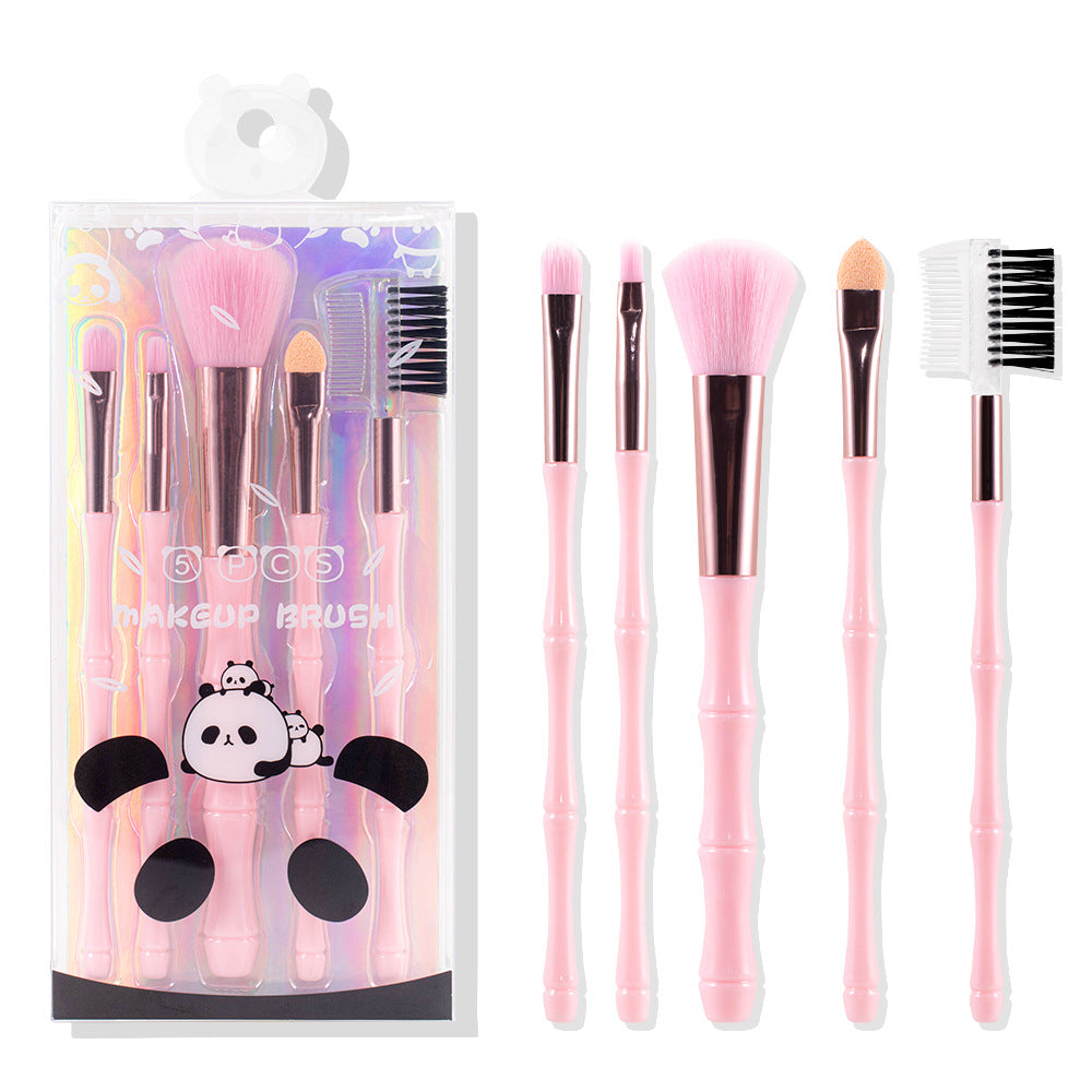 5 Pcs Beauty Tools Portable Makeup Brush