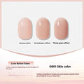 XEIJAYI Polish White Nude Transparent Color Nail Beauty UV