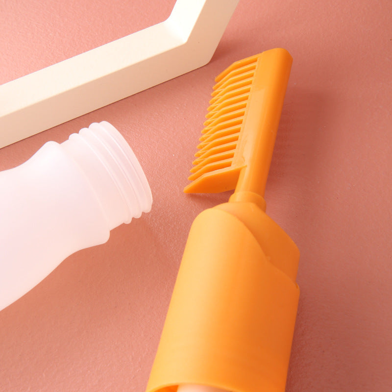Professional Comb Empty Hair Dye Bottle
