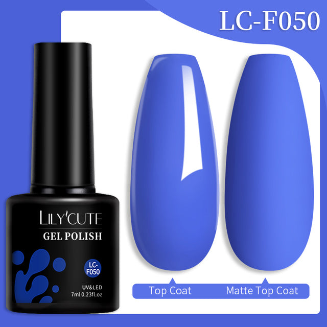 Lilycute Color Changing Thermal Gel Nail Polish Winter Purpl