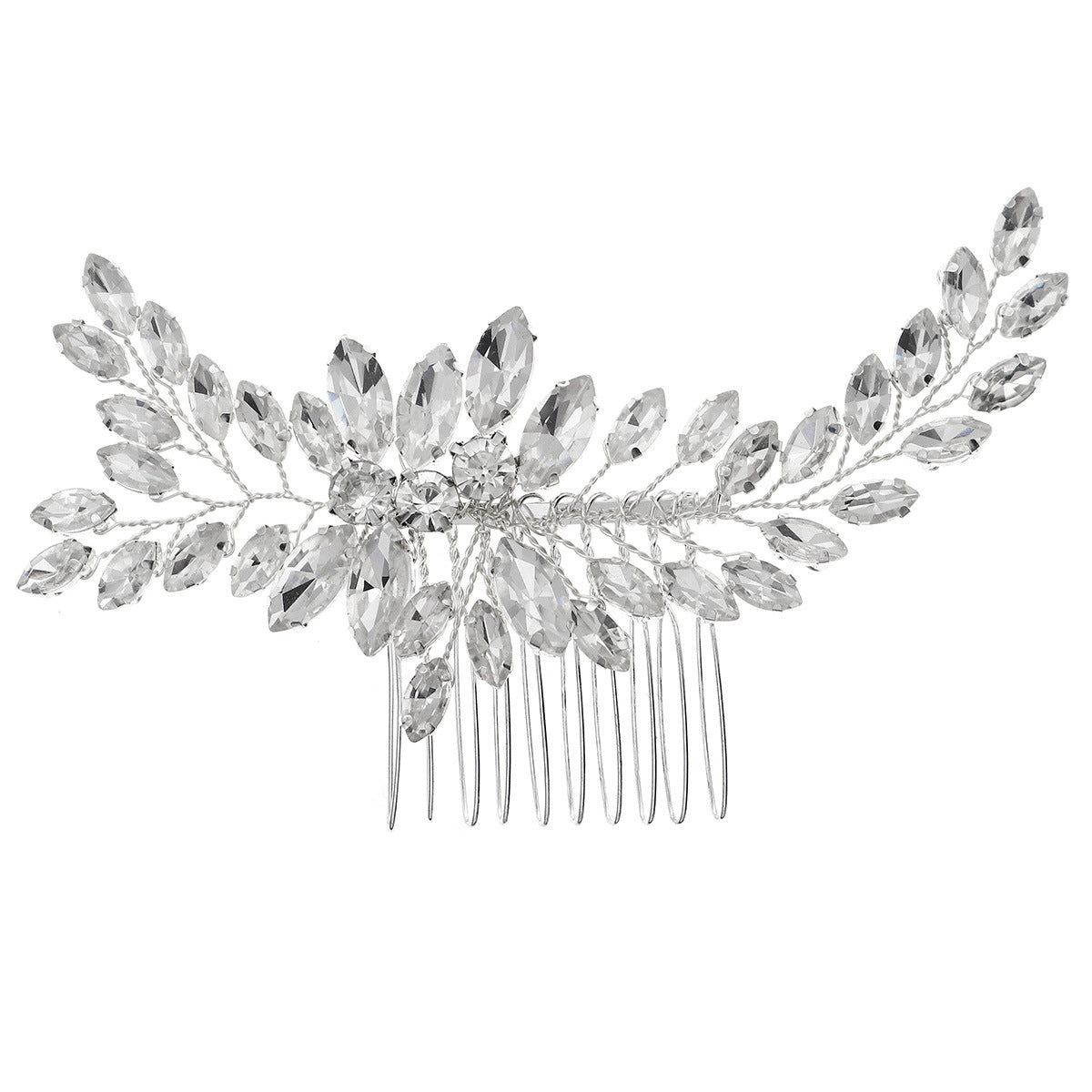 Rhinestone Tuck Comb Hair Comb Exquisite Handmade