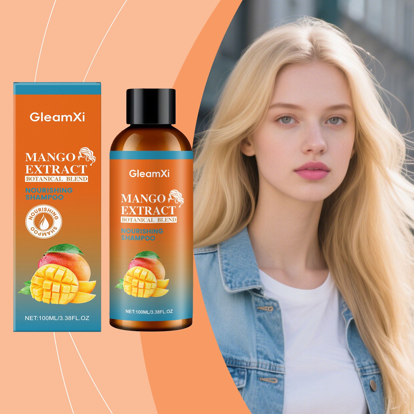 GleamXi Mango Nourishing Shampoo