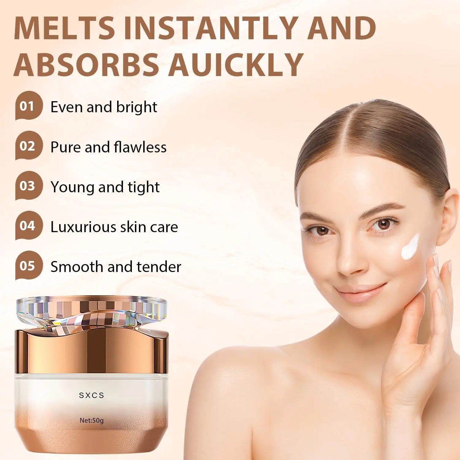Makeup Cream For Brightening 50G (Pack Of 2)