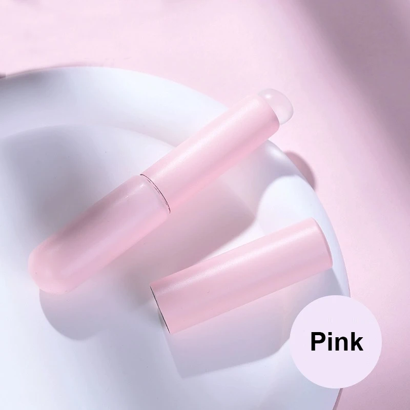 Silicone Lip Brush With Cover Concealer Brushes Lip Balm Lip Gloss  Make Up Brushes Reusable Lipstick Applicator For Perfect Makeup Easy To Apply, Beauty Brush Travel Portable  Manicure Tools
