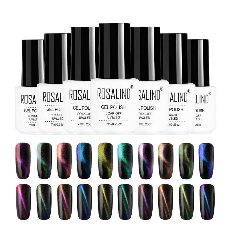 Rosalind Cat's eye glue styles changeable DIY nail polish glue
