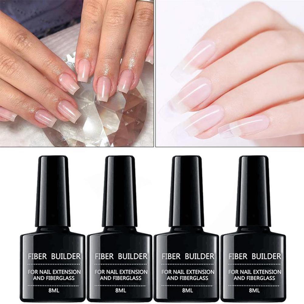 Fiber Builder extension adhesive for nail polish repair