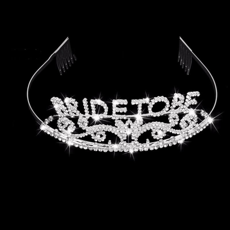 Bridal Crown Bride To Be Headband Hair Accessories Wedding Tiara Bachelor