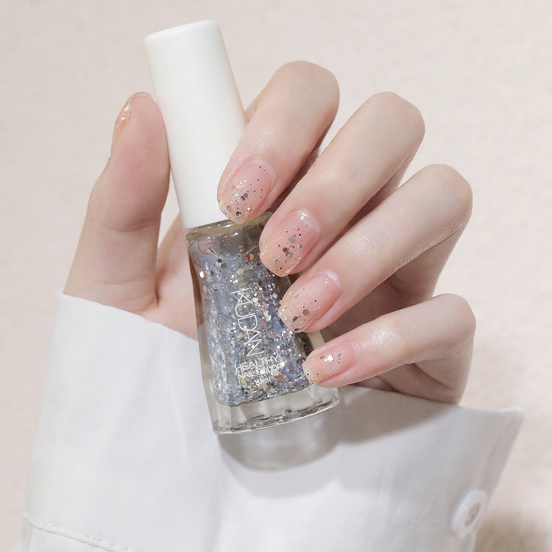 Kudan Water-based Odorless Peel-off No-bake Fast-drying Clear Nail Polish