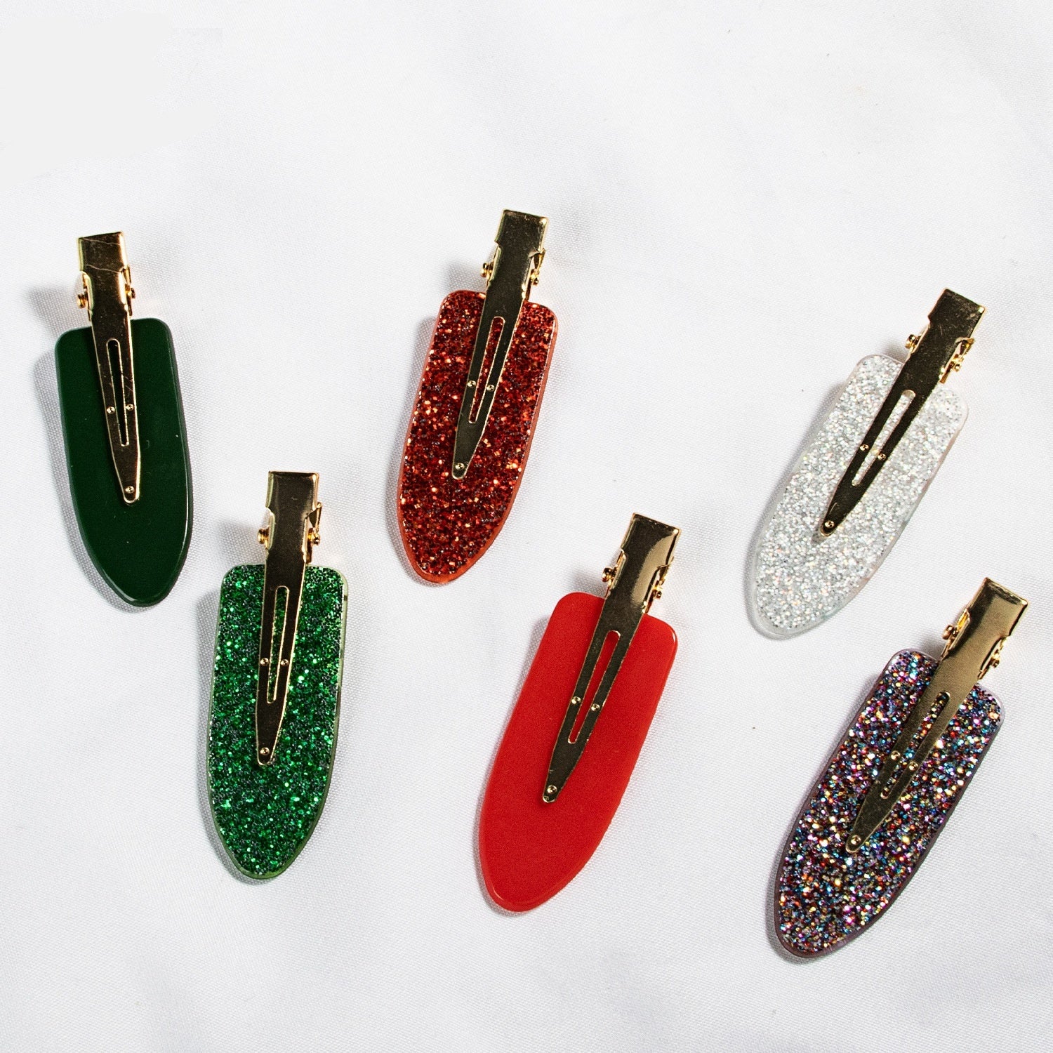 Christmas Themed Elk And Bear Cookie Hair Clips