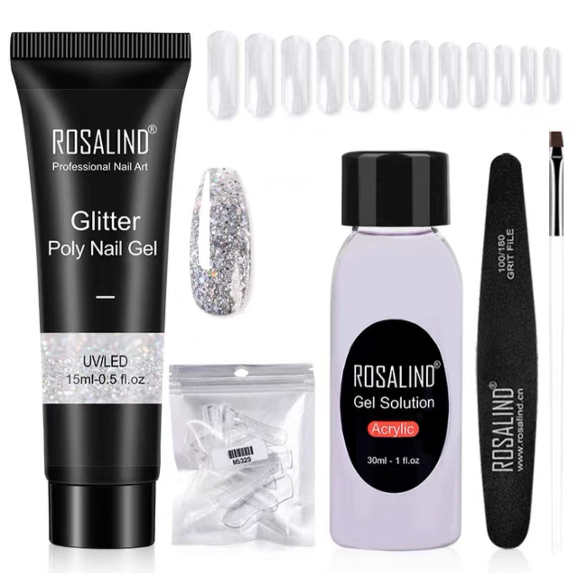 Rosalind Extension Gel Polish Kit For Manicure Poly Nail Gel Set For