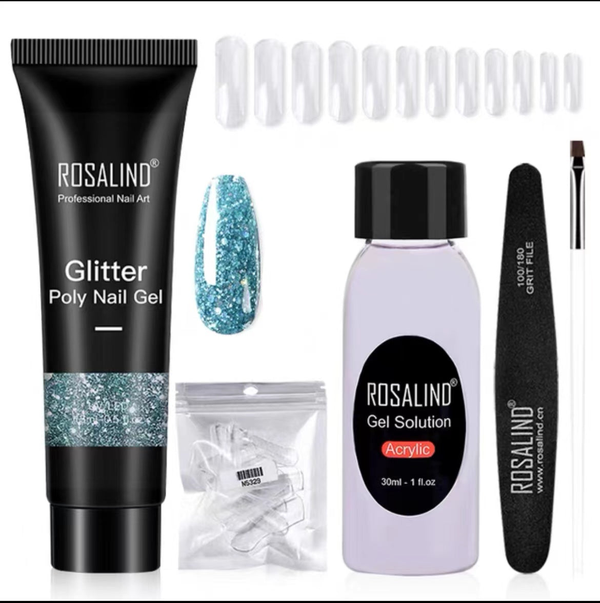 Rosalind Extension Gel Polish Kit For Manicure Poly Nail Gel Set For