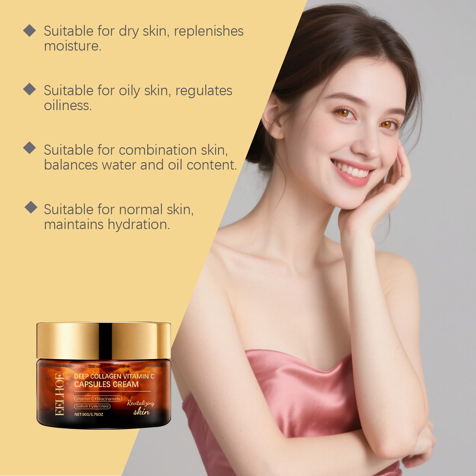 Collagen Vitamin C Capsule Cream