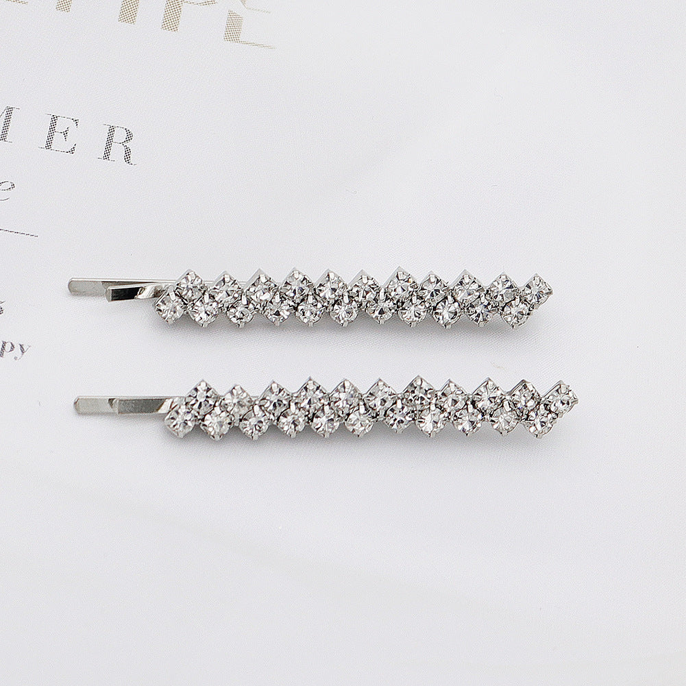 Ins Rhinestone Hairpin Headdress Women