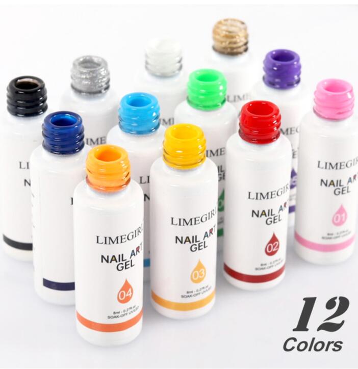 LimeGirl Nail Art Drawing Glue Phototherapy Painted Glue Spray Paint