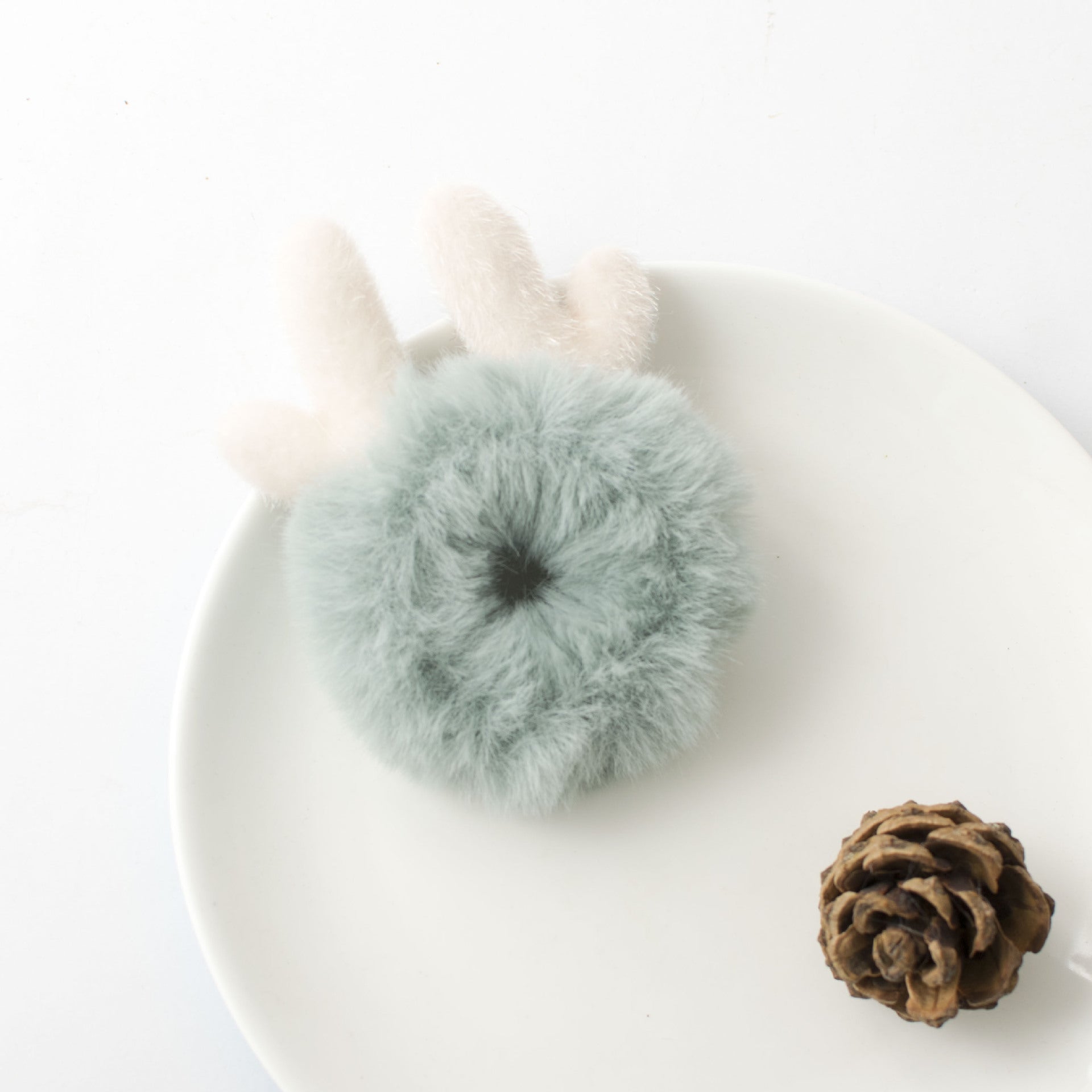Sweet Plush Antlers Cute Girl Heart-sen Three-dimensional Deer Christmas Hair Accessories