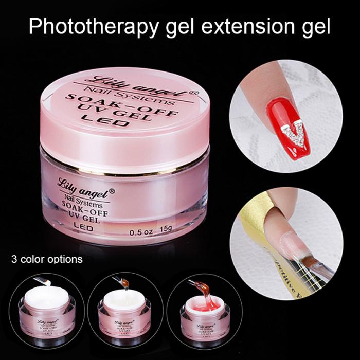 Bily Angel Transparent color extension gel quick and long lasting nail polish gel
