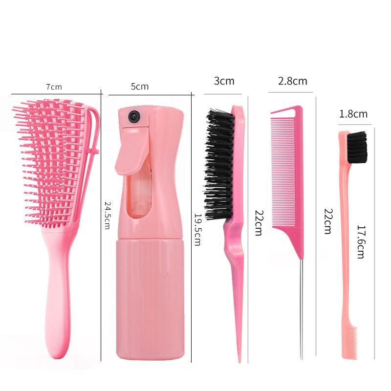 Hairdressing Comb Set Three Rows