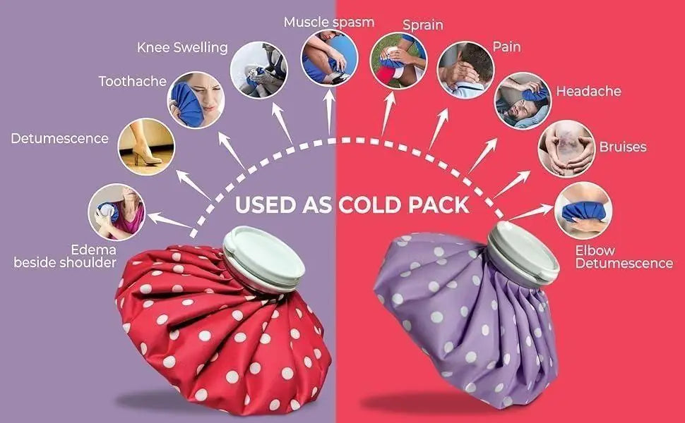 9 Inch Hot Water Bag Ice Bag For Pain Relief