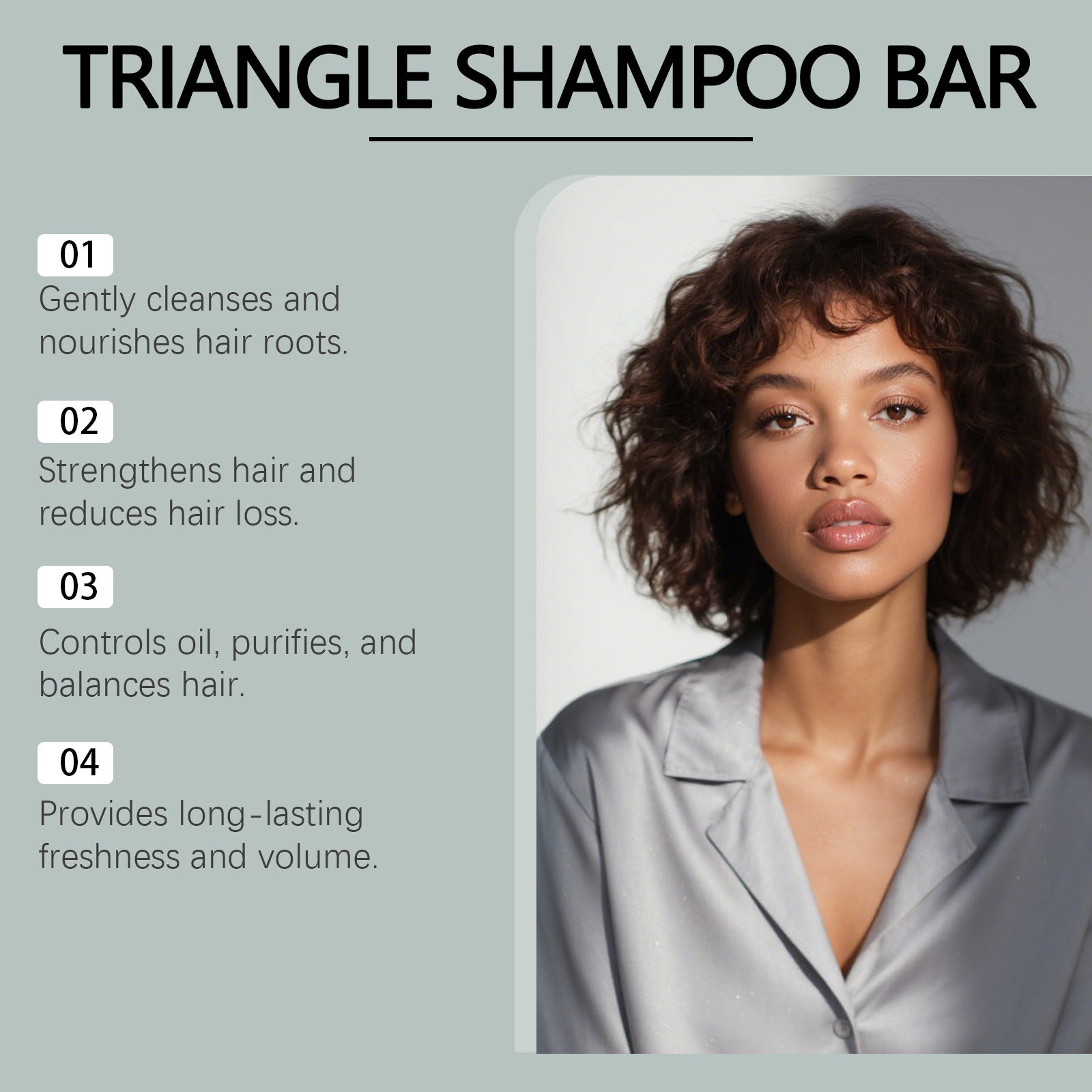 Herbal Nourishing Shampoo Soap Care Hair Cleansing Hair