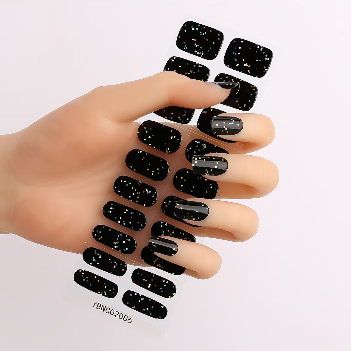Gel Nail Stickers Semi-curing Heating Lamp Hardening Nail Sticker