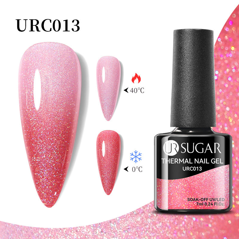 UR Sugar Autumn And Winter New Temperature Change UV Polish Cold And Warm Gradient Nail Glue
