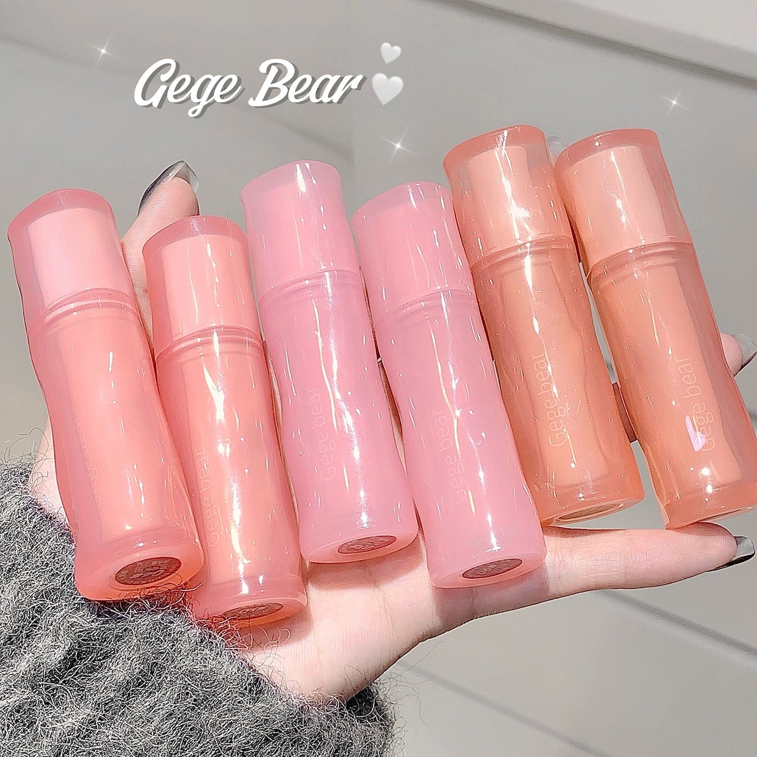 Lightweight Lip Lacquer Moisturizing Mirror Set Makeup