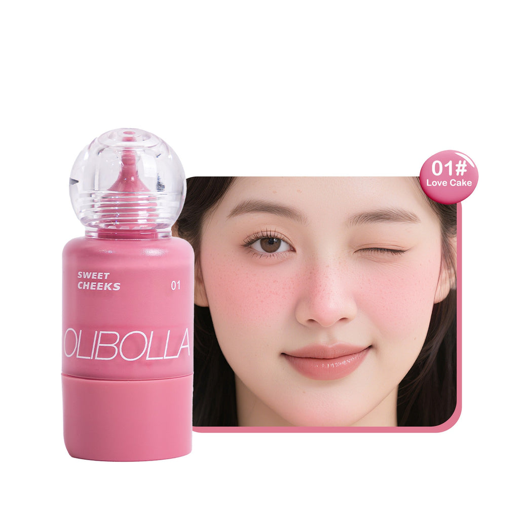 Olibolla Small Feeding Bottle Press Blush Water Light Liquid