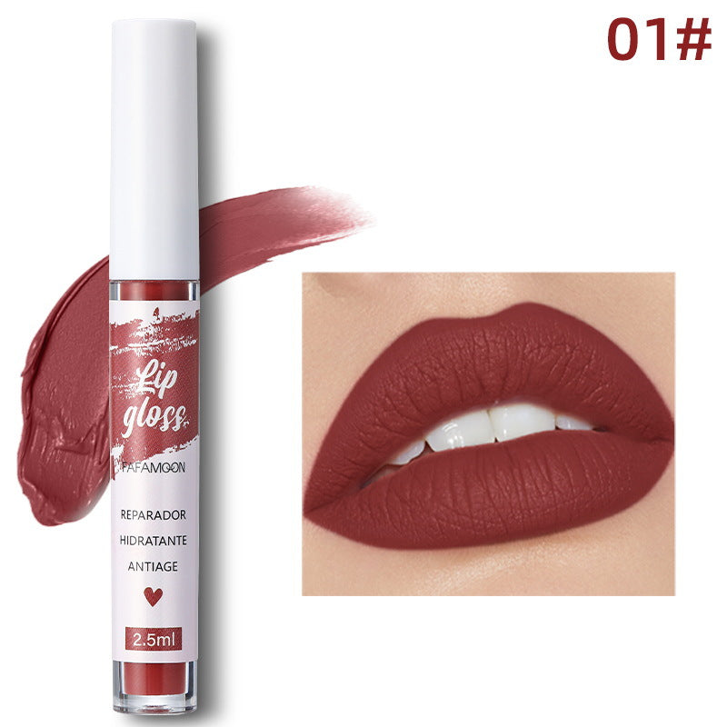 New No Stain On Cup Long-lasting Matte Non-fading Matte Velvet Lip Gloss
