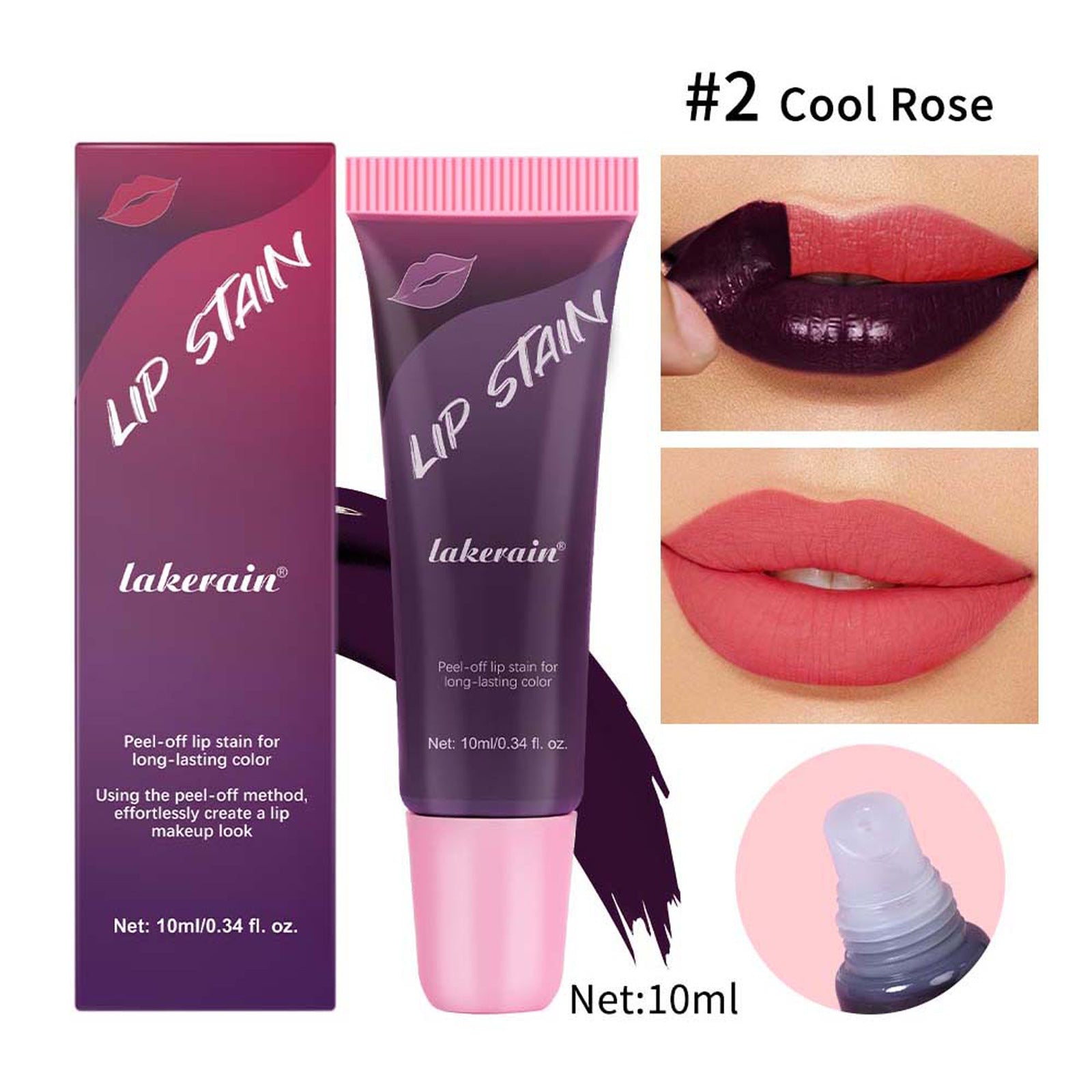 Hose Tear And Pull Lip Gloss Matte Finish Easy To Color