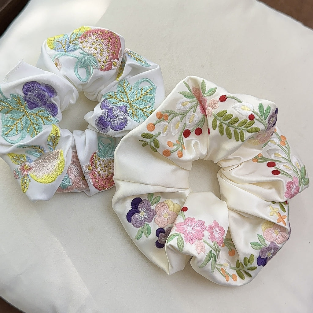 New Chinese Style High-grade Embroidery Hair Ring