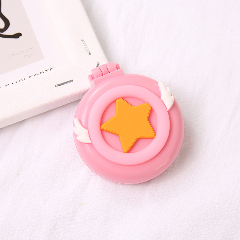 Cute Girly Heart Folding Airbag Comb