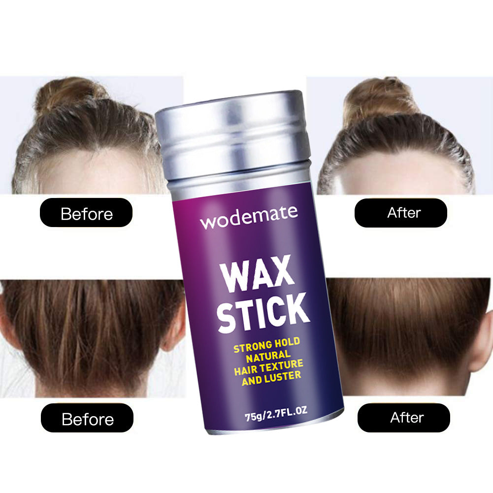 Wodemate Styling Hair Wax Stick Hair Wax Stick Broken Hair Finishing Cream Styling Finishing Stick