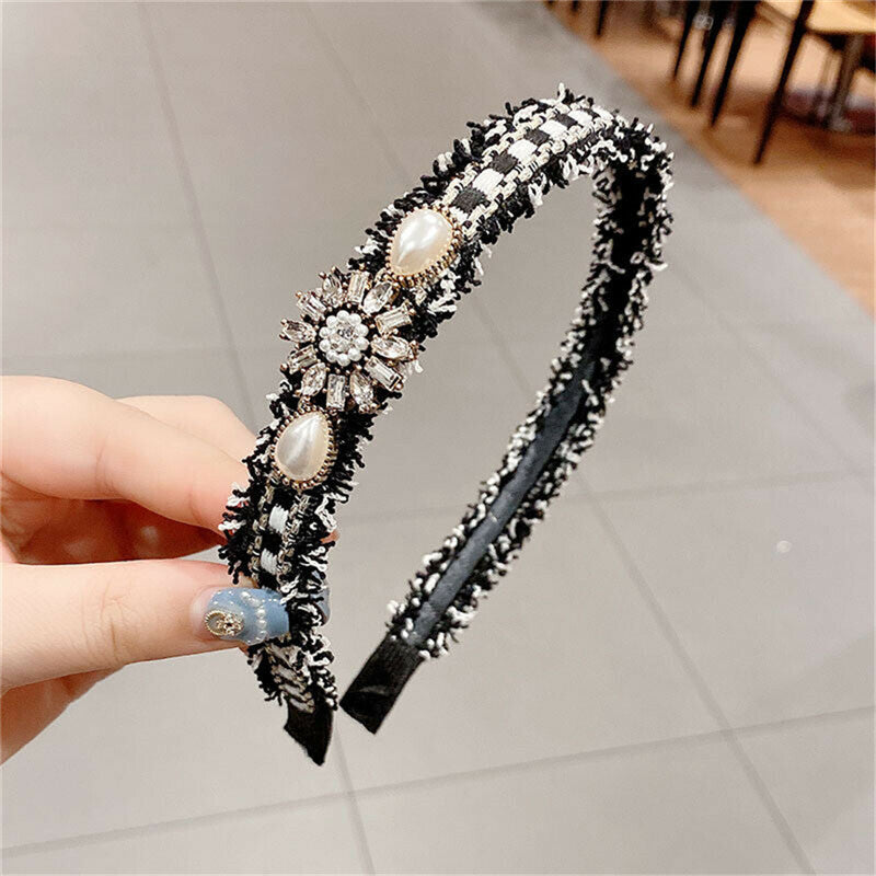 Simple Raw Edging, Beading, Thin Edging, Light Board, Hair Hoop, Headband, Pressing Hair, Lady