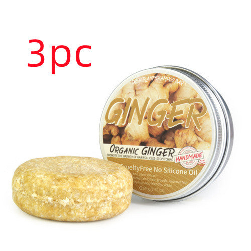 Fresh Plant Ginger Shampoo Soap Anti-dandruff Refreshing