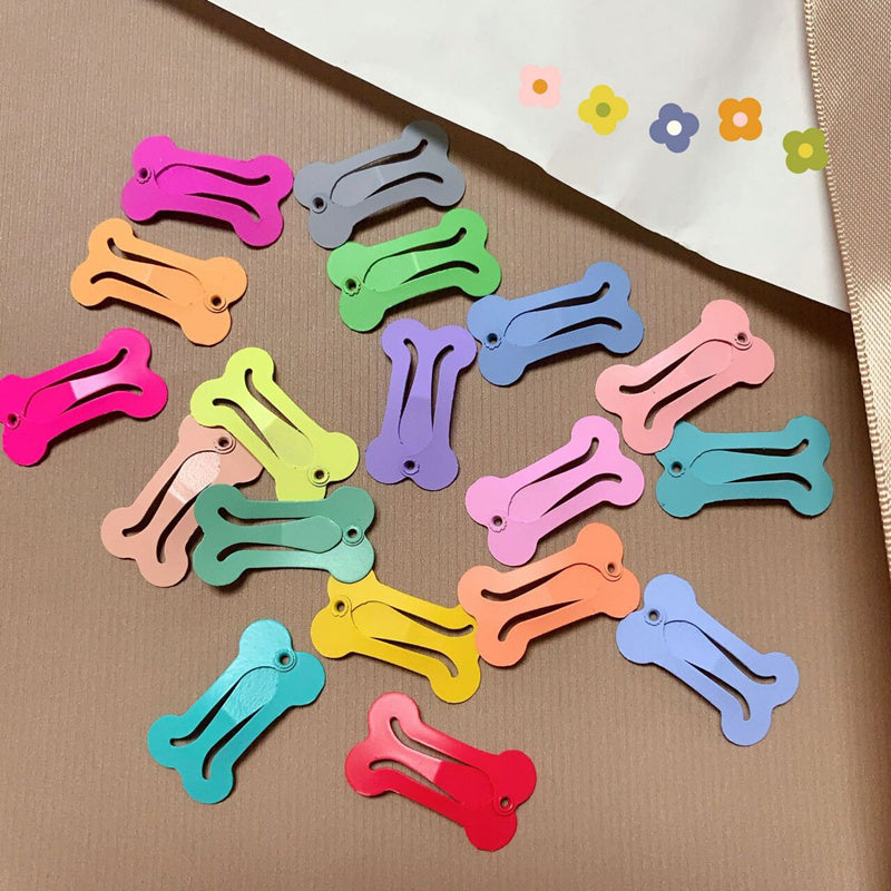 Mini Love Pet BB Clip Colorful Drip Glue Candy Dog Headwear