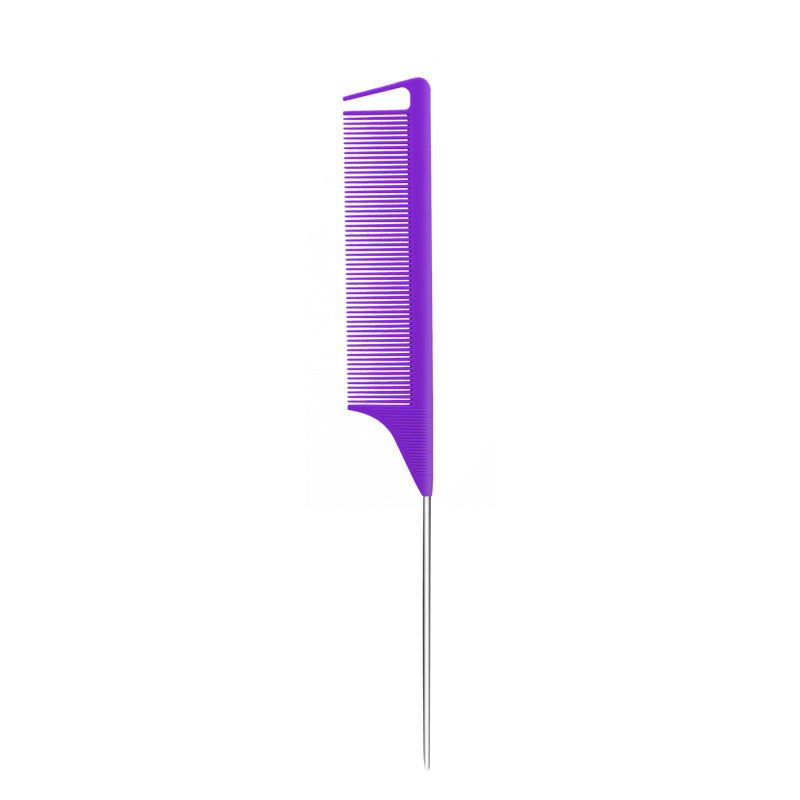 Metal Handle Updo Steel Needle Tail Comb