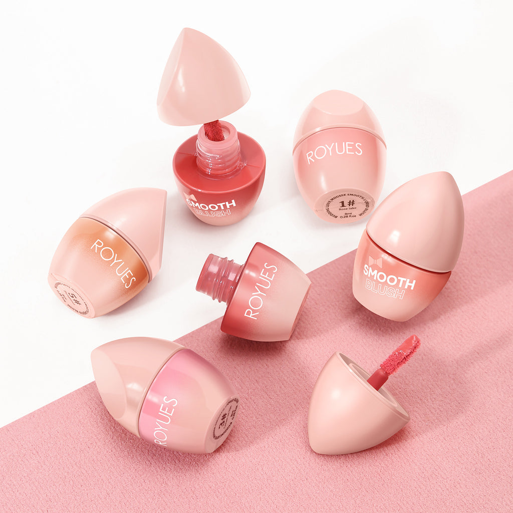 Royues Natural Rouge Powder Easy Color Lip Cheek Blush