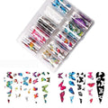 Nail Star Sticker Luminous Heat Transfer Paper Butterfly Nail Decal
