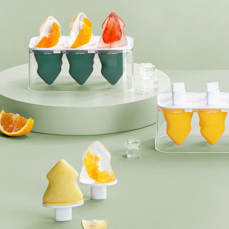 Orpheus Creative Little Tree Ice Cream Mold Silicone Food Grade Summer DIY Ice Cream Mold